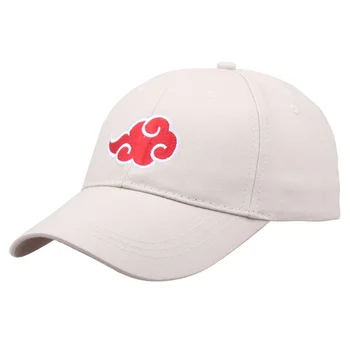 Anime Naruto Pălării Akatsuki Ninja Uchiha Konoha Nor Roșu Simbol Șapcă De Baseball Costume Cosplay Accesorii