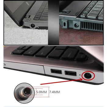 Laptop AC Adaptor DC Conector pentru Încărcător Port de Cablu Pentru HP PPP009H HSTNN-105C