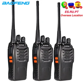 3pcs Baofeng 888S Walkie Talkie 6km CB Radio bf-888s 5W Două Fel de Radio de Masina FM Transceiver bf888s Jucărie Interfon Comunicador