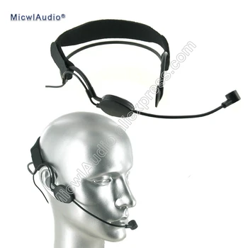 Headworn Condensator ME3 Microfon Căști AKG Shure Senheiser și Tehnice Audio Wireless MicwlAudio 005 Negru
