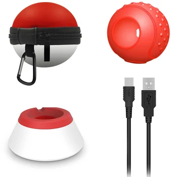 Poke Balon Plus de Încărcare Stand Birou pentru Tableta, Stand Pentru Nintendo Comutator NS Pokeball Eevee Controler Încărcător Suport Geanta Caz