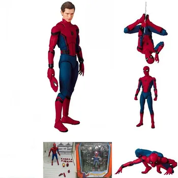 Avengers SHF Spider Man Upgrade Costum Marvel Spiderman PVC figurina de Colectie Jucarii Model 15CM