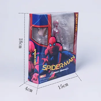 Avengers SHF Spider Man Upgrade Costum Marvel Spiderman PVC figurina de Colectie Jucarii Model 15CM