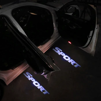 LED-uri Auto Ușa Logo Lumina de Avertizare Pentru Hyundai solaris accent, i30 ix35, elantra gt santa fe tucson getz i20 i40 sonata i10 i25 SPORT
