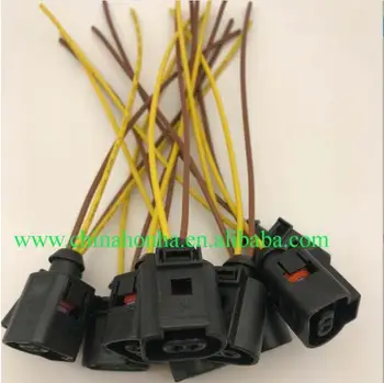 5/10/20/50/100 buc 2 pin Auto cabluri Electrice Fasciculului de Cabluri 1J0973702 pentru A4 A6 A8 Q5 Q7 2004-2009 1J0 973 702