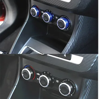 Pentru MG ZS MGZS 2017-2018 ABS Masina Modificata de Aer Conditionat Buton de Comutare de Înlocuire Cerc Luminos Auto Accesorii de Interior