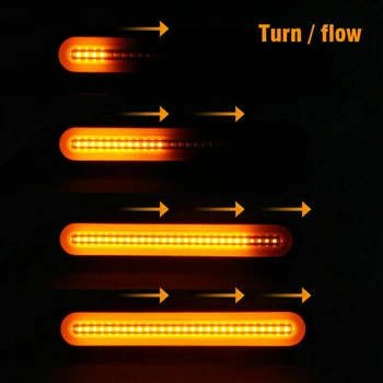2 buc 100 LED-uri Super luminoase Trailer Stop stopuri 12-24V Lampa Neon LED RV Trailer nu mai Curge de Semnalizare a Frânei din Spate