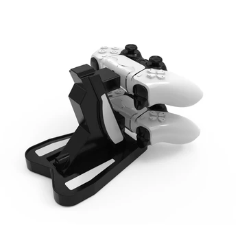 USB Incarcator Dual Dock de Încărcare Stație Standul Cradle Suport pentru PS5 Jocuri Conso M2EC