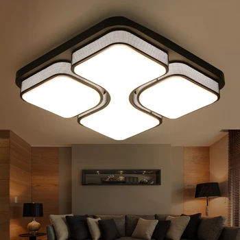 Simplu de artă modernă led lumini plafon dormitor, camera de zi plafoniere moderne lampa deckenleuchten luminarias plafondlamp accesorii