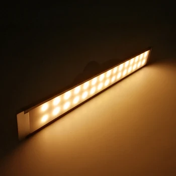 Led Cu Senzor Tactil Luminos Lumina Cabinet Dulap Lampă De Noptieră Cabinetului Condus Downlight Dulap Scara Bucătărie Usb Funcționare