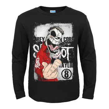 31 modele America Trupa Slipknot Rock tricou negru Brand complet maneca lunga tricou heavy Metal Bumbac camiseta Punk rocker Streetwear
