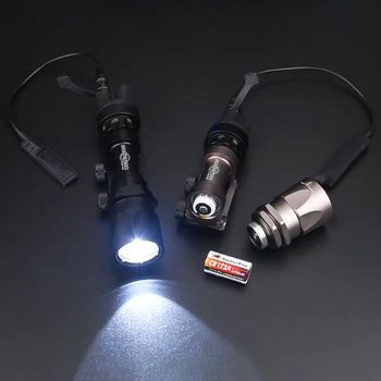 Surefir M951 Versiune diode LED Super-Luminos Tactice de Vânătoare Lanterna Arma Scout Cu Lumini de la Distanță Comutator de Presiune se Potrivesc 20mm Feroviar