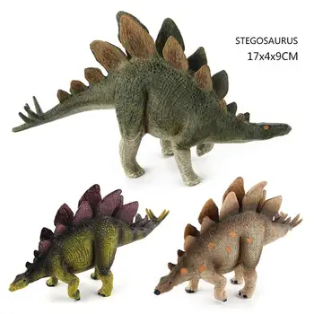 Clasic De Simulare Dinozauri Jucarii Model Jurassic Static Solid Dinozaur Styracosaurus Stegosaurus Saichania Modele