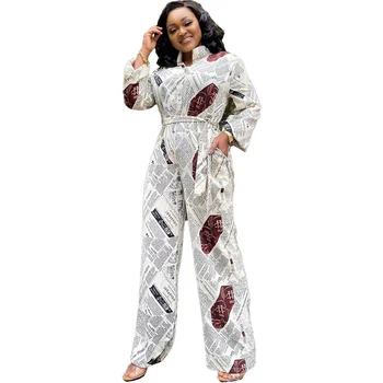 Africa De Îmbrăcăminte Pentru Femei 2021 Design Bazin Dashiki Pentru Doamna Salopeta Eleganta Salopeta Elegant Feminin Salopete Africa De Îmbrăcăminte