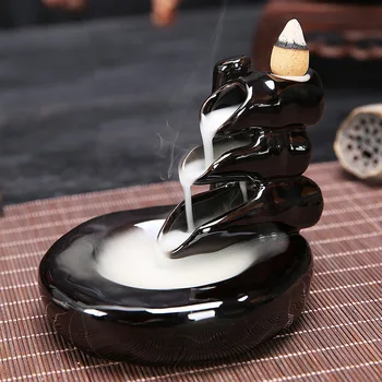 Turnul De Tămâie Ceramice Arzător Parfum Titularul Refluxul Cădelniță Creative Aromoterapie Fum Reflux Tămâie Stick De Tămâie