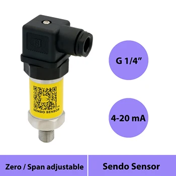 4-20mA senzor de presiune, 12-36V aprovizionare, 1MPa/10bar/145psi ecartament, G1/4