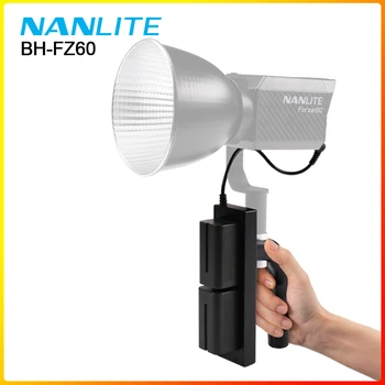 Nanlite BH-FZ60 Baterie Suport de Prindere Funcționează Cu NP-F970 F750 F550 Baterie pentru Forza60 60B