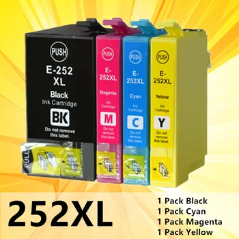 4PK T2521 T2524 T252 XL 252 252XL cartuș de cerneală pentru EPSON WF-3620 3640 7610 7620 7710 7720 7210 imprimanta versiunea Europeană