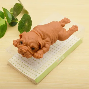 Simulare creatoare Catelus Drăguț Câine Pug Vindecare Distractiv Kawaii Eliberare de Stres Jucării Anti-stres Catelus Drăguț Jucărie Moale Frământa Jucarii