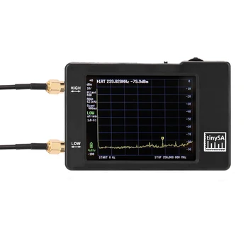 TinySA Ecran Portabil Analizor de Spectru 100KHz-350MHz de Intrare Frecvență de Două Interfață Portabil 2.8 inch de Mici Analizoare de Spectru