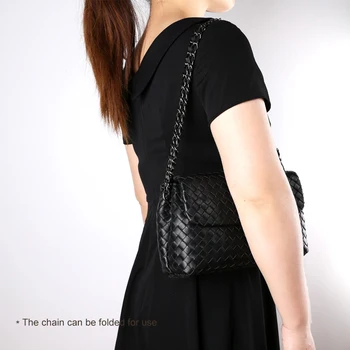 2021 Moda pentru Femei Geanta de Umar din Piele de Lux, Design de Brand piele de Oaie Țesute High-End Messenger Sac Mare Capacitate Loc