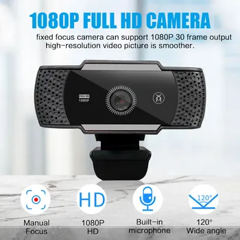 STARSHINE webcam full hd 1080p pc, web cam computer desktop USB Auto Concentrându-se 60FPS viziune de noapte Camera cu Microfon Microfon
