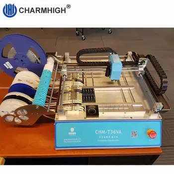 Charmhigh CHM-T36VA SMT Pick and place Machine, PC Extern, Control în buclă Închisă, 2 Camere, chmt36va 0402-5050,POS,QFN...