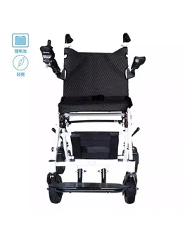 Cel mai bine vandut scaun cu rotile electric greutate 18 KG pliere control inteligent electric dezactiva scaun cu rotile pot fi transportate în avion