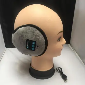 Iarna Cald Urechii Muzică Bluetooth Căști Femei Bărbați Cald Pliabil Earmuff pentru Schi, Drumeții Mers pe jos de Funcționare Built-in Speaker #2