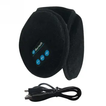 Iarna Cald Urechii Muzică Bluetooth Căști Femei Bărbați Cald Pliabil Earmuff pentru Schi, Drumeții Mers pe jos de Funcționare Built-in Speaker #2