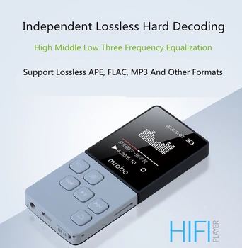 NOI 8GB MP3 Player HIFI 1.8 Inch Ecran Juca 80 de ore de mp3 player-Sunet de Înaltă Calitate Music Player Suport 64G TF Card FM E-book