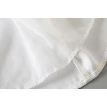 Merodi Femei elegante vara alb sling rochii chic lady stil francez de moda de mare elastic talie spatele gol rochie de drăguț 2020 femme