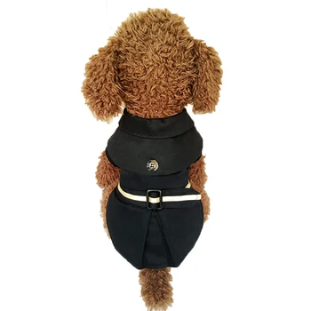 De înaltă Calitate, Haine de Câine Câine de Companie Mantie trench jacket câine toamna iarna sacou cald lână+bumbac îmbrăcăminte pentru animale de companie 5colors