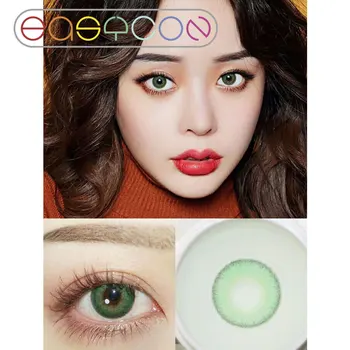 EASYCON Anual Culoare Lentile de Contact cu Ochii Decor Colorate Frumos Elev 2 buc/pereche Gradul opțiune