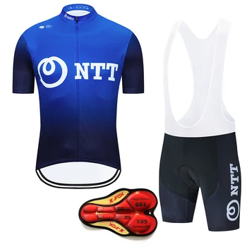 De Vară 2020 NTT Ciclism Tricou Barbati Maneca Scurta Seturi Maillot Ropa Ciclismo bune echipamente Rapid-uscat Îmbrăcăminte Biciclete MTB Ciclu de Haine