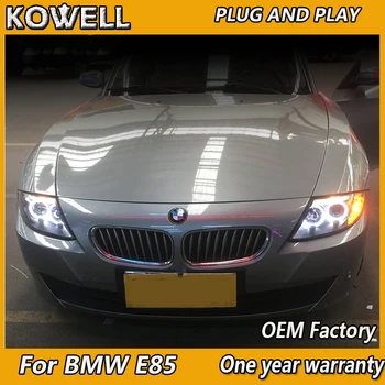 KOWELL Styling Auto Pentru BMW Z4 E85 faruri cu led-uri 2003-2008 pentru Z4 faruri LED unghi ochii drl H7 hid Bi-Xenon Lentile de low beam
