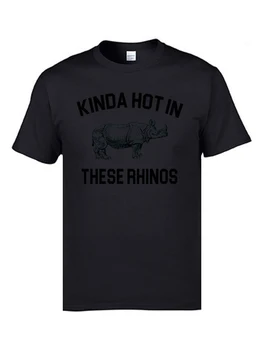 2019 Rinoceri Camasi de Imprimare de Moda Noua Bumbac T-shirt Ace Ventura Citat de Oameni de Calitate de Top Trupa Tricouri de Vara Tricou