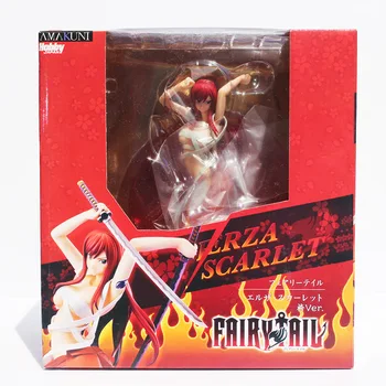 Fairy Tail Erza Figura Jucărie PVC Cifre Scarlet Aruncat de Pe Versiunea figura Transport Gratuit