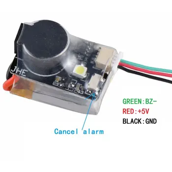 Finder JHE42B 5V Super Tare Sonerie Tracker 110dB cu LED Sonerie de Alarmă Pentru FPV Racing Zbor Drone Controller