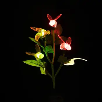 În aer liber Lumina Solară Lawn Insecte CONDUS de Albine Stralucitoare Lampa de Gradina Etaj Curte Balcon Drumuri Decorative