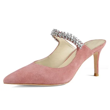 Moda de vara pentru Femei pantofi de Pompe de Brevete din piele Subțire banda de Strasuri toc stiletto arătat Doamnelor gol pantofi de Partid