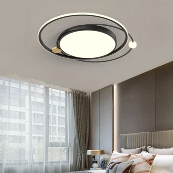 LED-uri Moderne, Lumini Plafon Pentru Dormitor, Camera de zi Camera de studiu Negru/aur Alb Terminat de bucătărie, Balcon Lumini Lămpi de Tavan