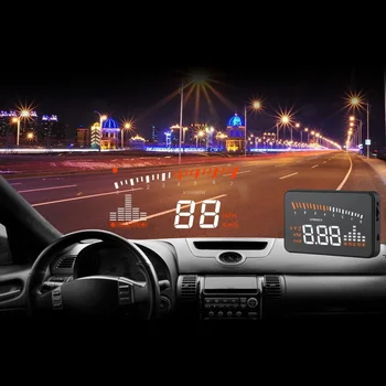 Masina Hud Head Up Display Universal X5 Alarma Auto OBD 2 Parbriz Auto Proiector Auto Head-up Display