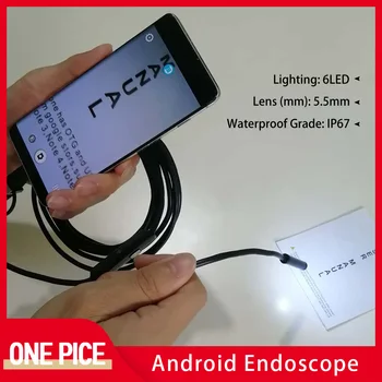 5.5 MM 1m/2m/3,5 M Android Endoscop rezistenta la apa IP67 Mini Camera Triplet un TYPE-C USB Endoscop pentru Smartphone cu OTG și UVC PC