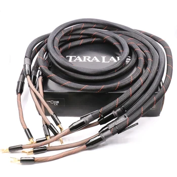 TARA LABORATOARE De Un Difuzor Cablu Spade Plug hifi speaker cable de brand nou audiofil Cablu difuzor de 2.5 M cu cutie de original