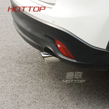 Topunion Utomobiles Tobei de Eșapament Vârful din Oțel Inoxidabil Țeavă din Spate Coada Gât Pentru Mazda CX5 CX-5