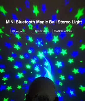 Proiector LED Lampa USB de Încărcare de Control de la Distanță Bluetooth Cerul Înstelat Proiector Luna Cerul Înstelat Stele Lumina de Noapte Iluminat Interior