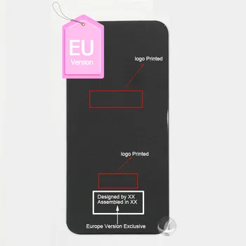 UE Versiune a Capacului din Spate Cu Camera + Obiectiv + Adeziv Pentru iphone 8 Plus 8P Spate Carcasa transparent, Cu LOGO-ul