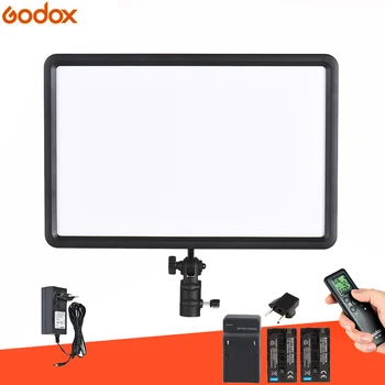 GODOX LEDP260C Ultra-subțire LED 30W Lumina Video Panou Lampa +Acumulator KIT pentru Digital aparat de Fotografiat DSLR Fotografie de Studio