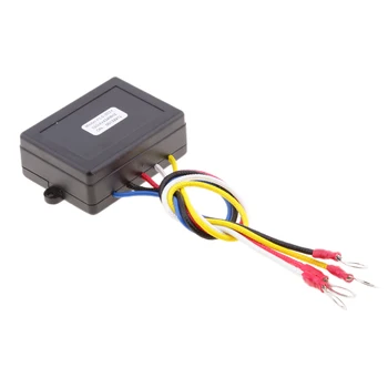 Telecomanda Wireless Troliu+Receptor Kit Switch Kit KLS-203 DC12/24V pentru Masina Jeep Camion, ATV, SUV-ul UTV 433MHz